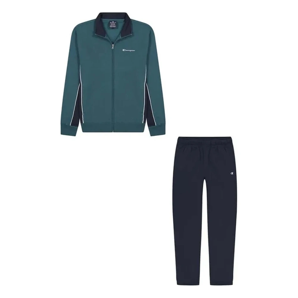 Champion Volledige rits pak kleding set Blue Heren