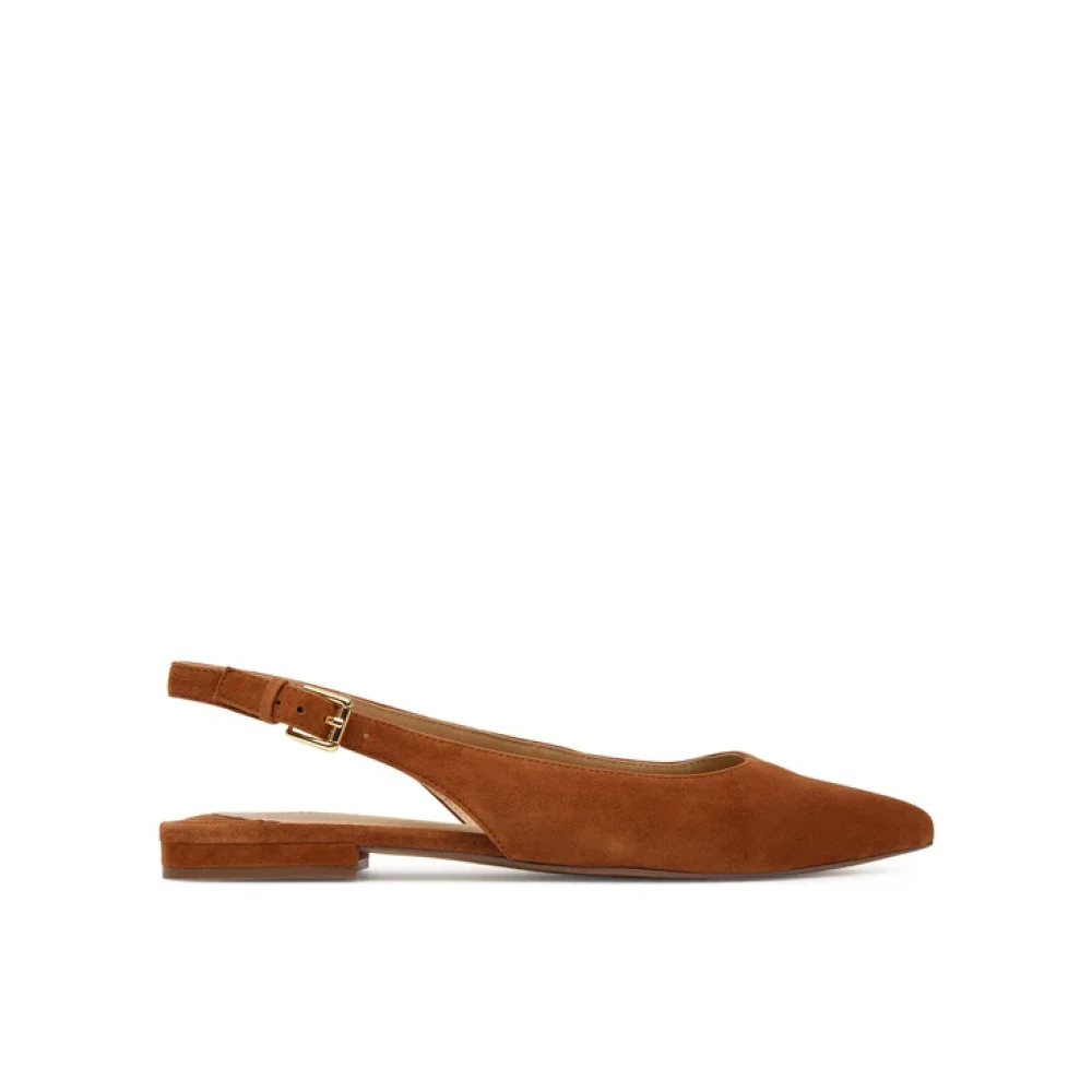 Ralph Lauren Women's Brown Ballerina Shoes, 4 Uk, Londyn Ballet Flat
