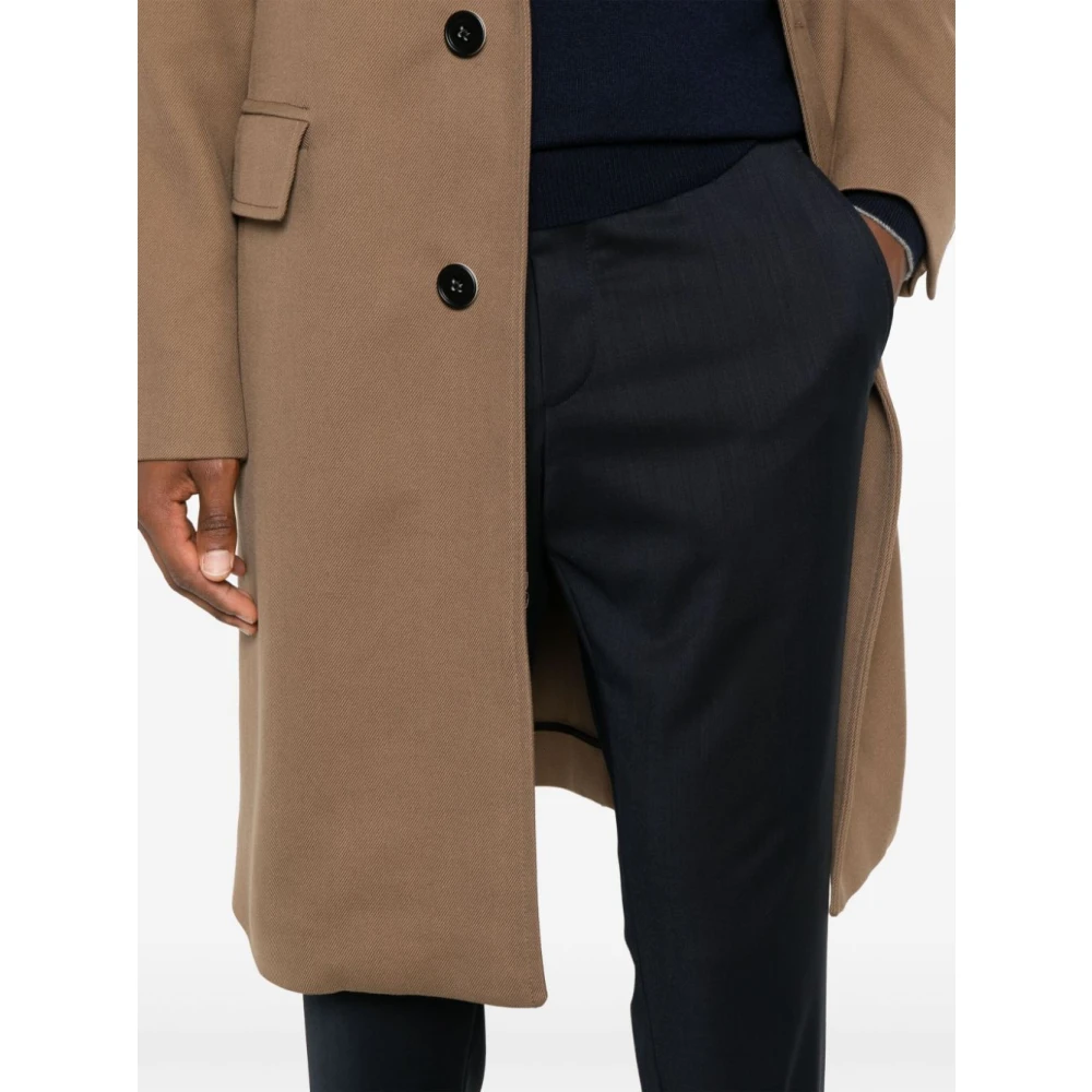 Hugo Boss Wollen Broek voor Mannen Black Heren