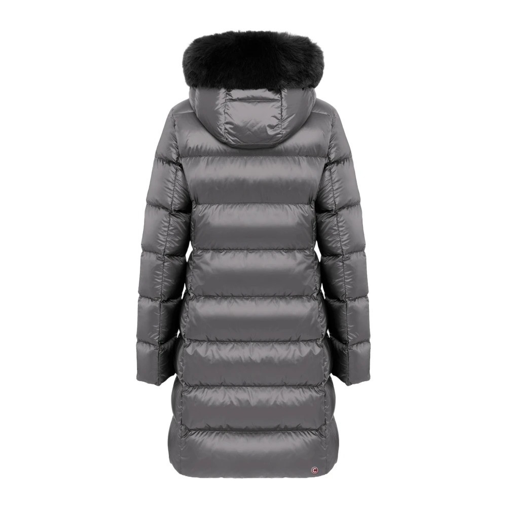 Colmar Grijze Winterjas met Bont Capuchon Gray Dames