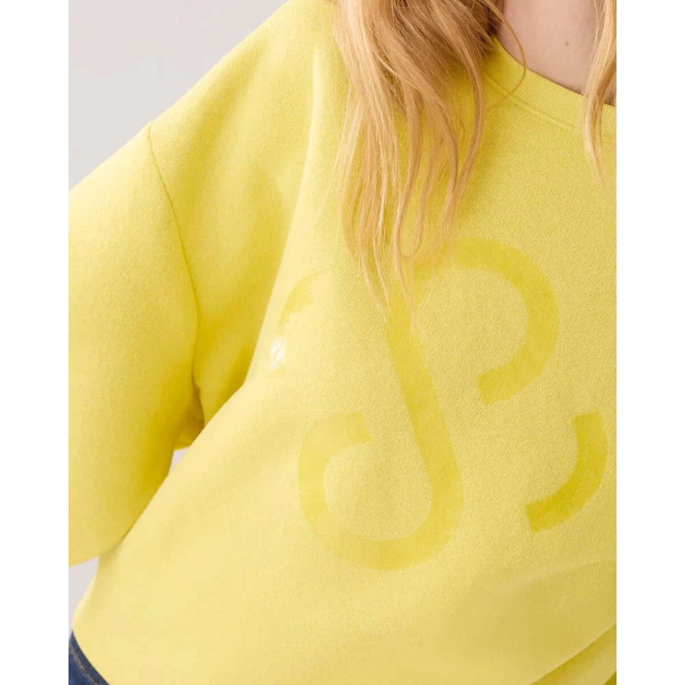 Summum Woman Vintage Sweatshirt 3s5067-30413 Yellow Dames