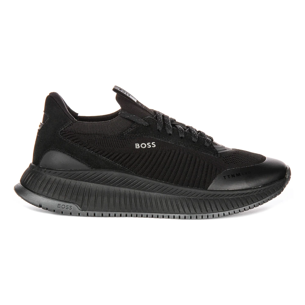 Hugo Men's Black Sneakers, 9 Uk, Trainers Modern Style