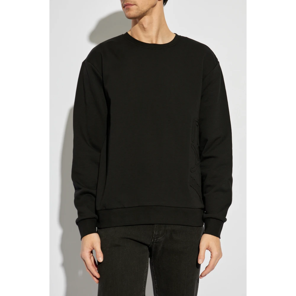 Emporio Armani EA7 Sweatshirt uit de collectie Black Heren