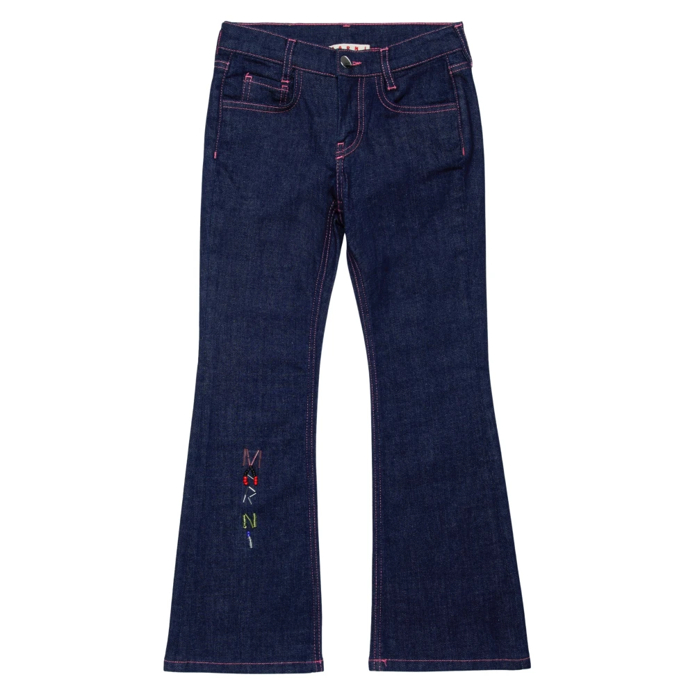 Marni Women's Blue Flared Jeans