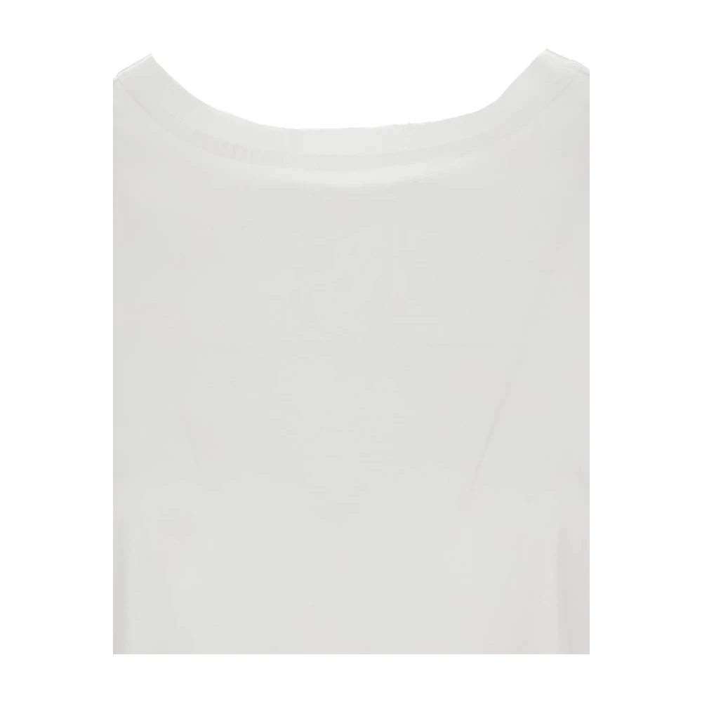 allude Boatneck Shirt Wit White Dames