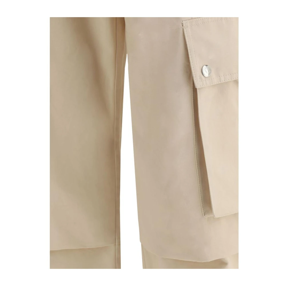 Jacquemus Verstelbare Cargo Broek met Modern Ontwerp Beige Heren