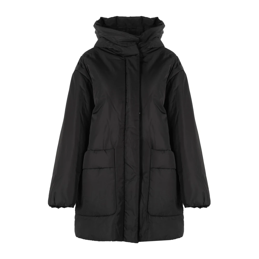 Geox Donna Nero Cappotti, S, New,