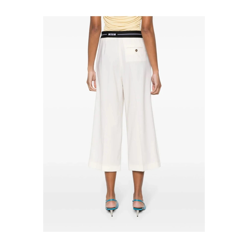 Msgm Trousers White Dames