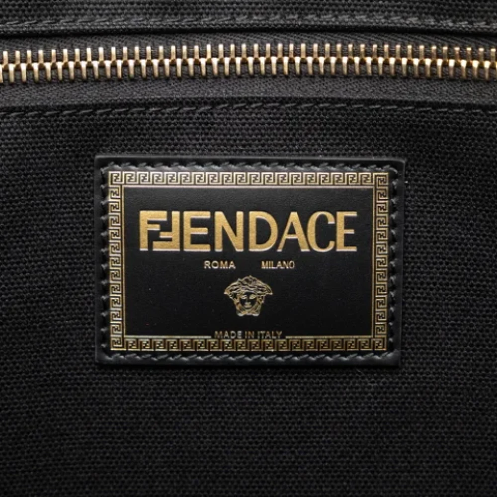 Fendi Vintage Pre-owned Canvas totes Black Dames