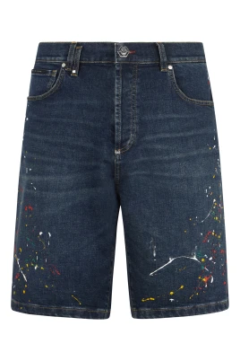 Denim Shorts Paint