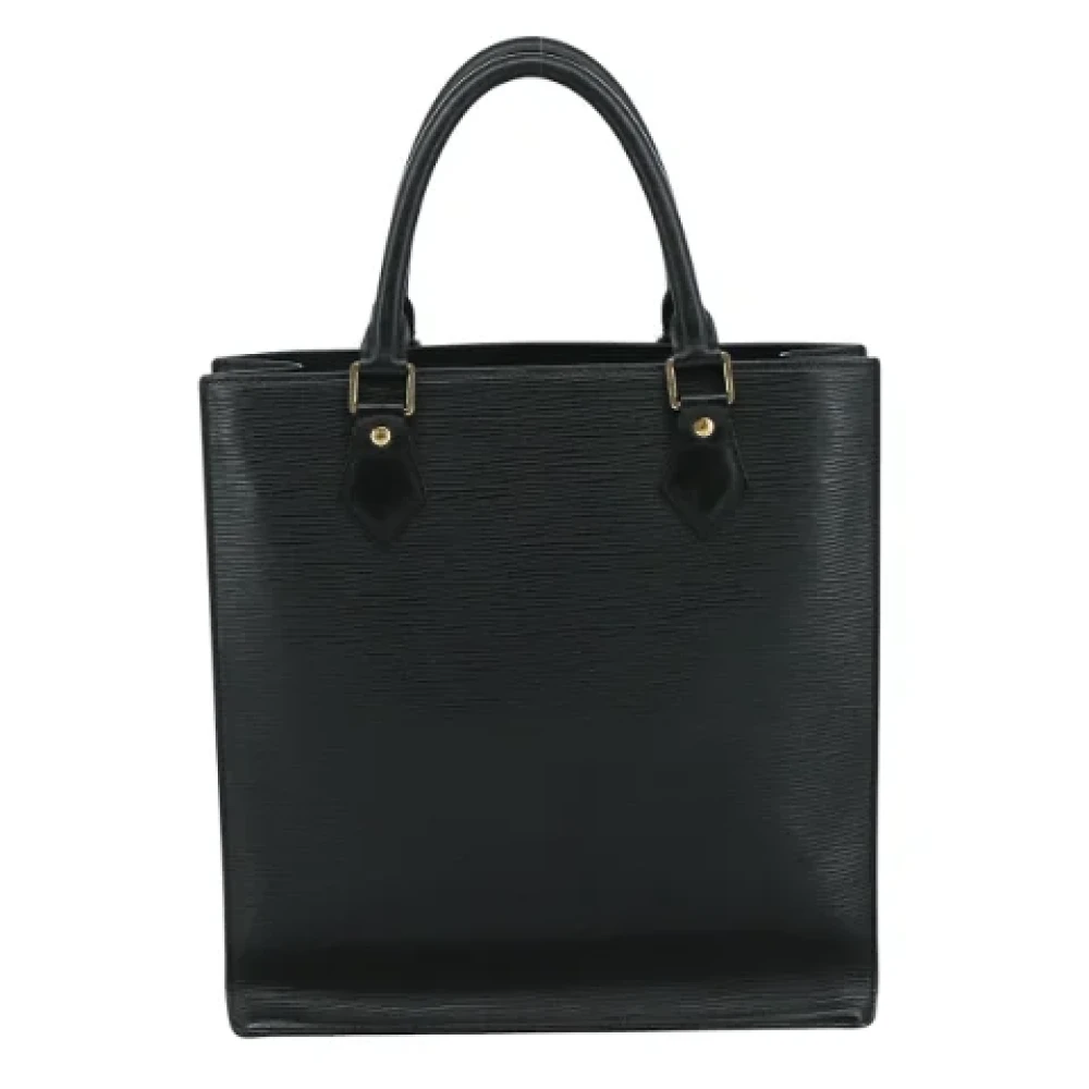 Louis Vuitton Vintage Pre-owned Leather handbags Black Dames