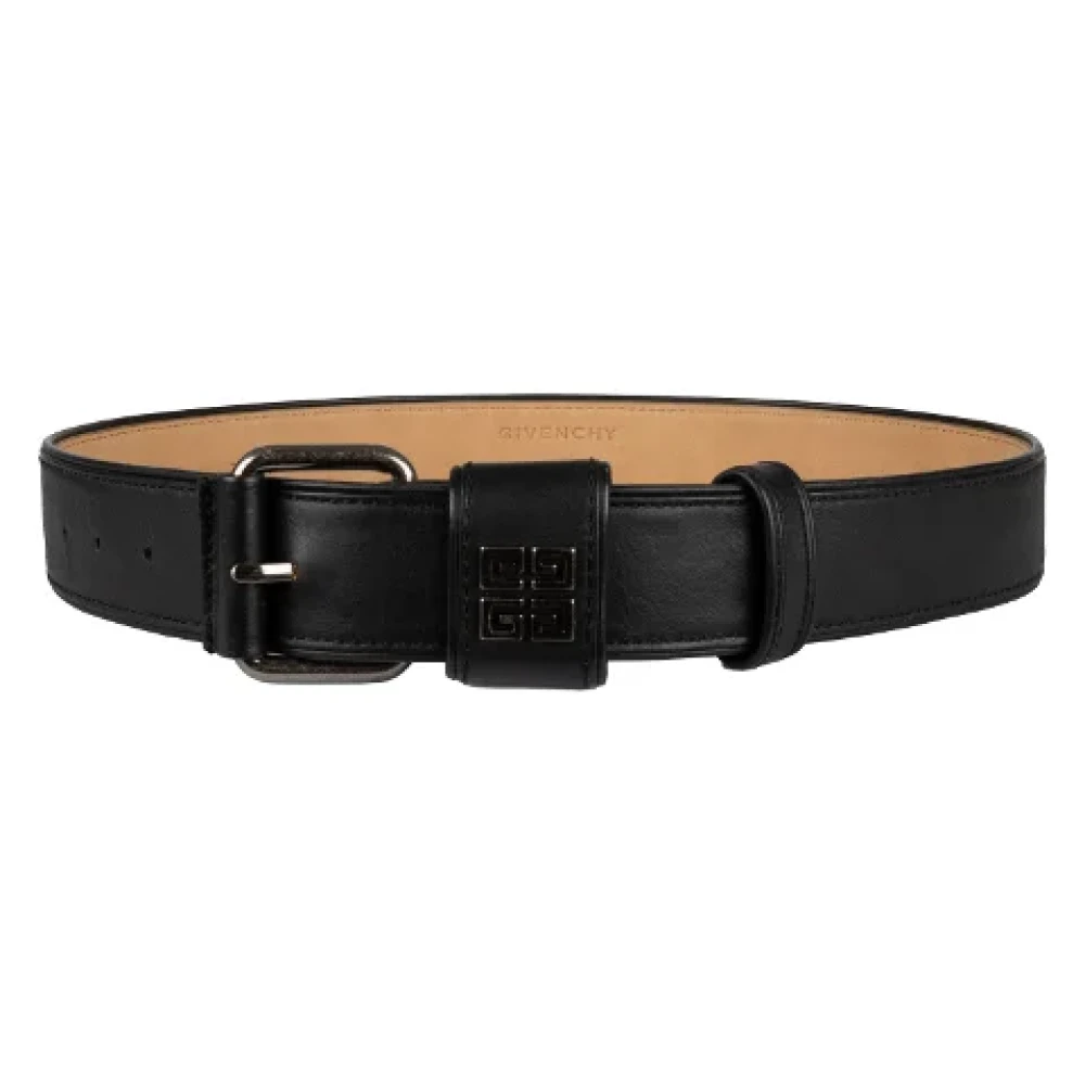 Givenchy Pre-owned Leather belts Black Dames