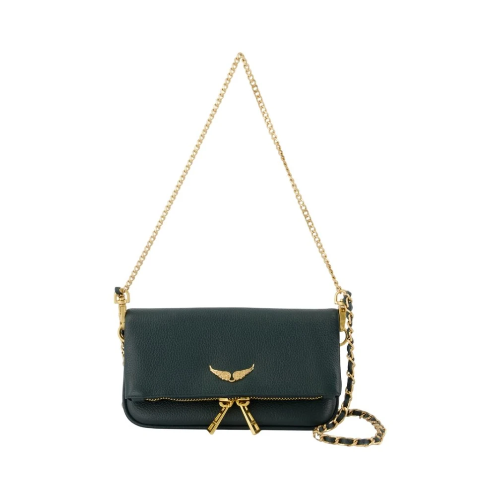 Zadig & Voltaire Donna Verde Borse, Taglia Unica, New,