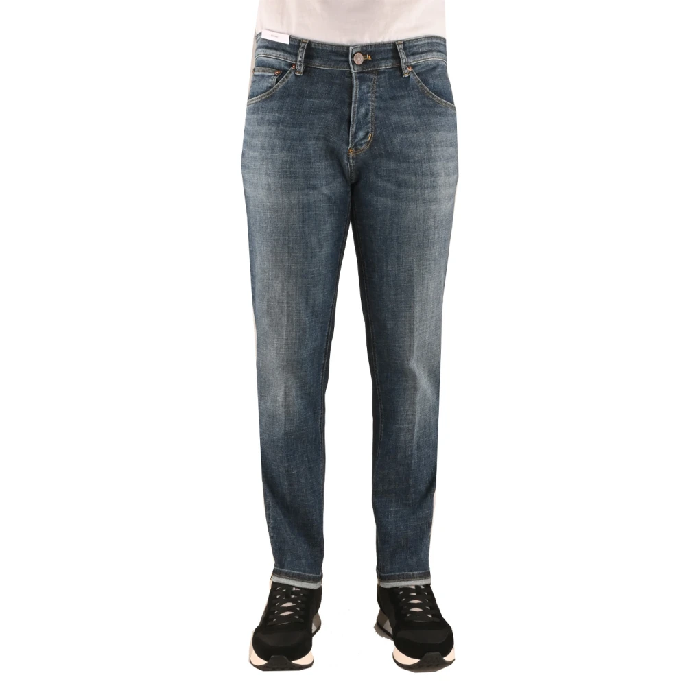 PT Torino Indigo stretch denim jeans Blue Heren