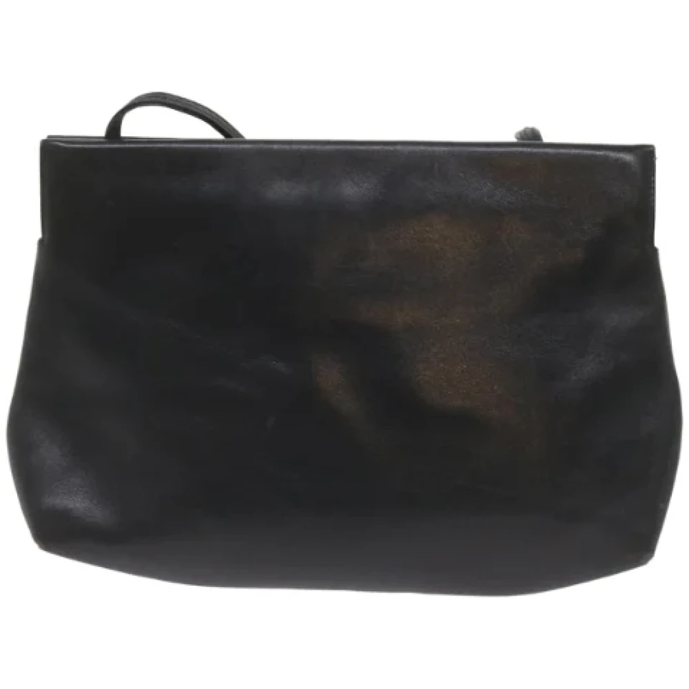 Salvatore Ferragamo Pre-owned Leather shoulder-bags Blue Dames