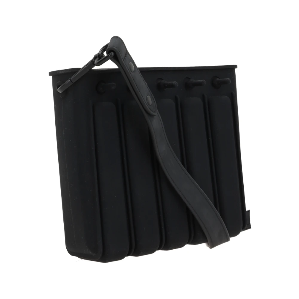 Craig Green Zwarte siliconen handtas met zwarte hardware Black Heren
