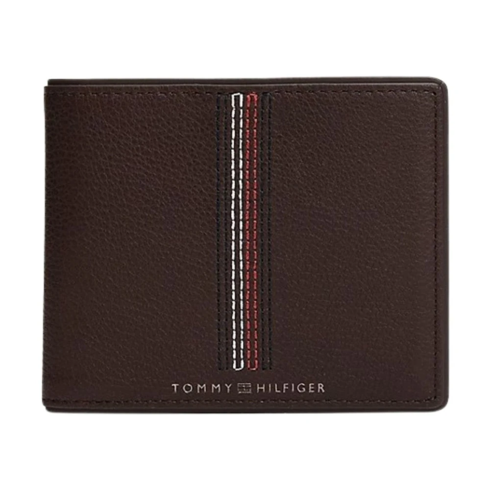 Tommy Hilfiger Heren Casual Portemonnee met Muntvak Brown Heren