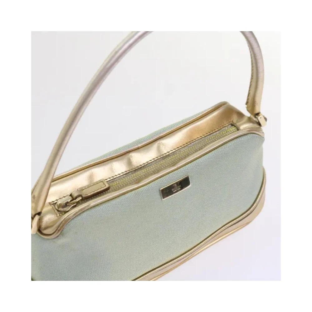 Gucci Vintage Pre-owned Nylon handbags Blue Dames