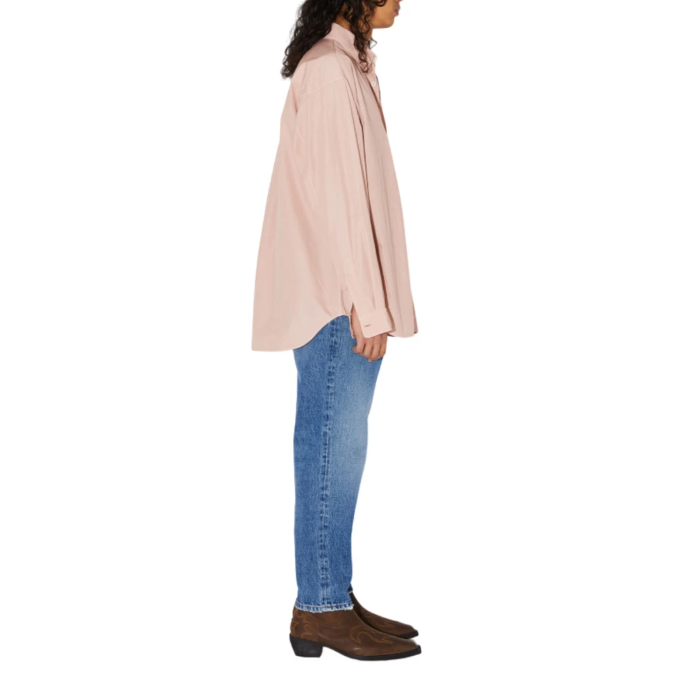 Amish Grijs Roze Shirt Amu108P4290569 Pink Heren