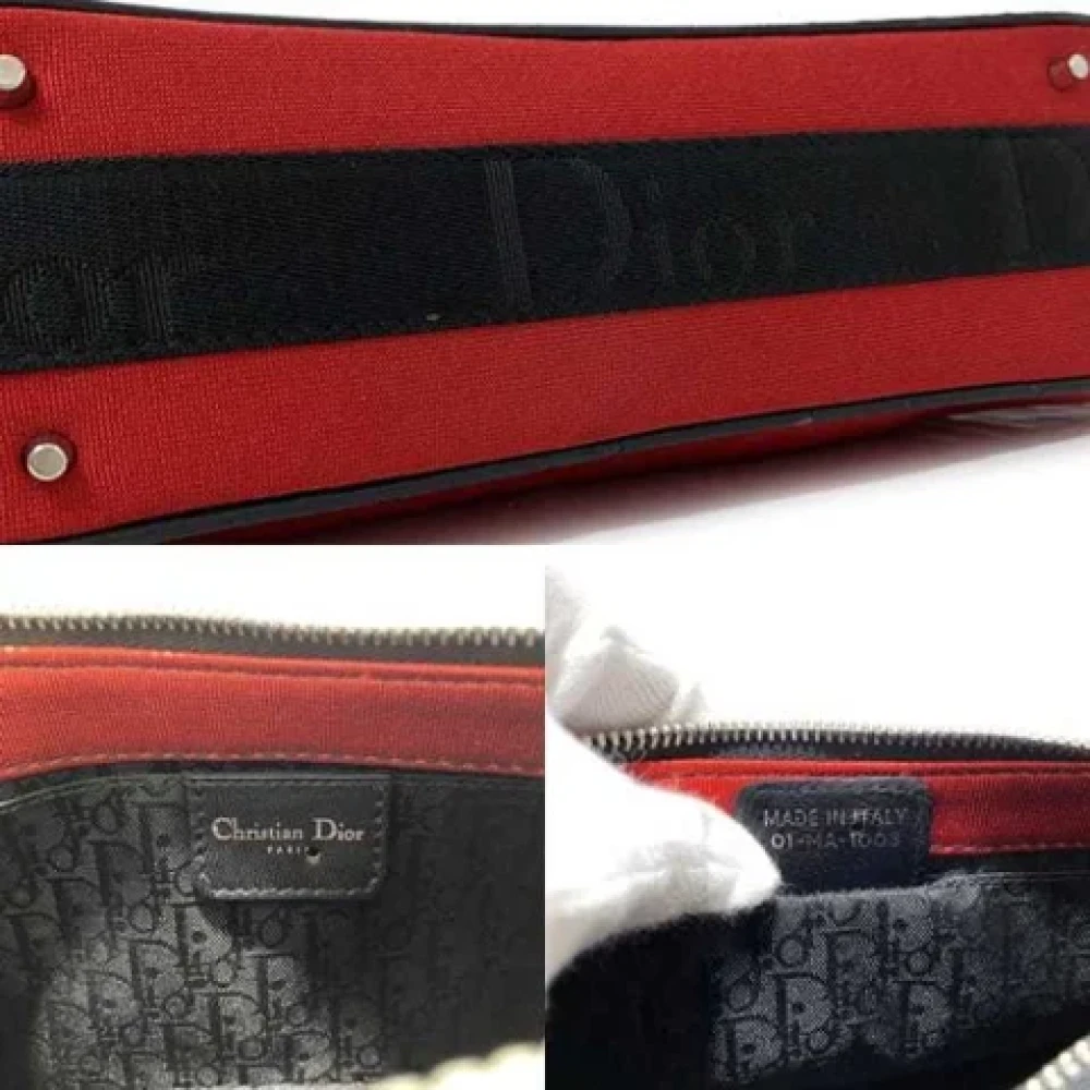 Dior Vintage Pre-owned Fabric dior-bags Red Dames