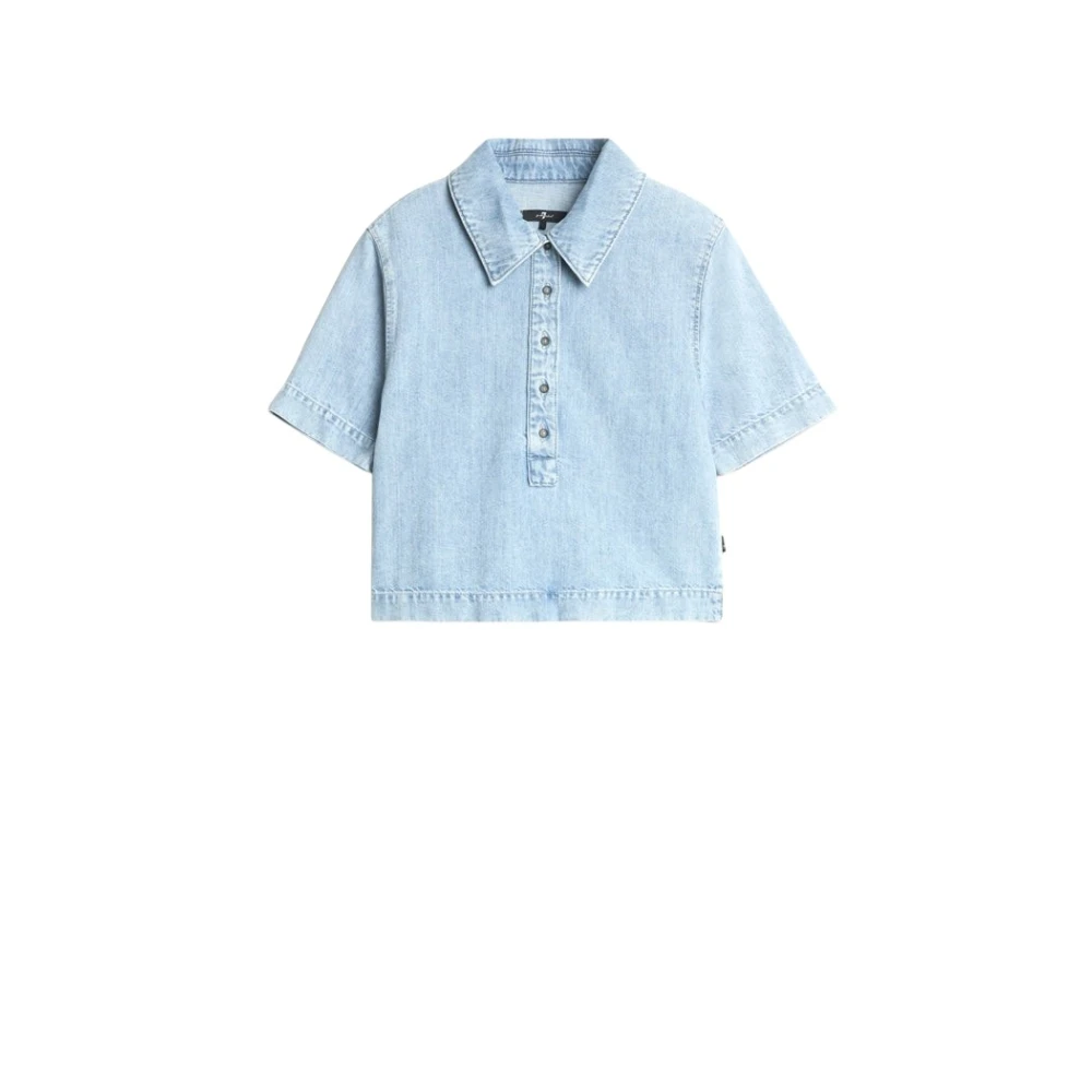 Tops > Polo Shirts - - 7 For All Mankind - Modalova