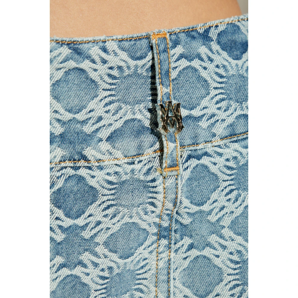 Amiri Denimrok Blue Dames