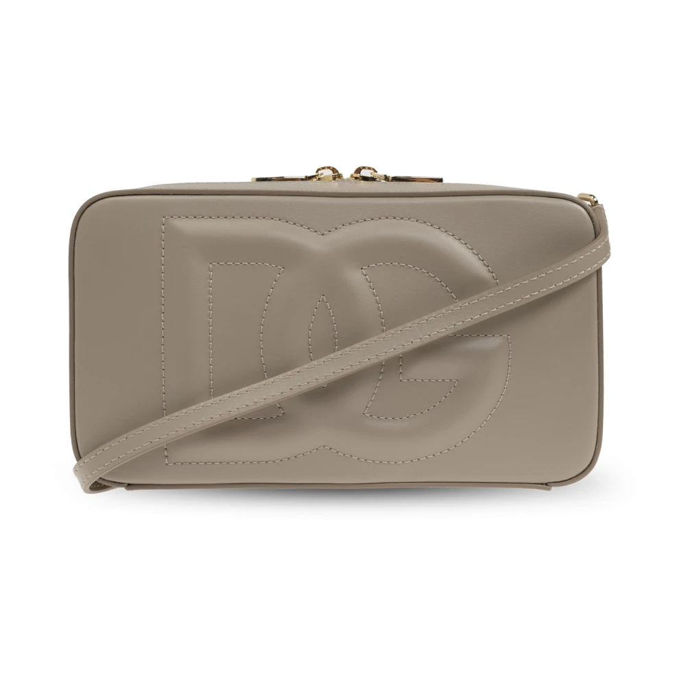 Dolce & Gabbana Logoed Camera Tas in Grijs Gray Dames