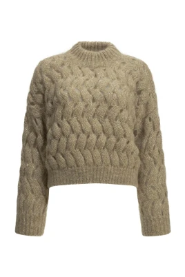 Dazzling Waves Openwork Sweater