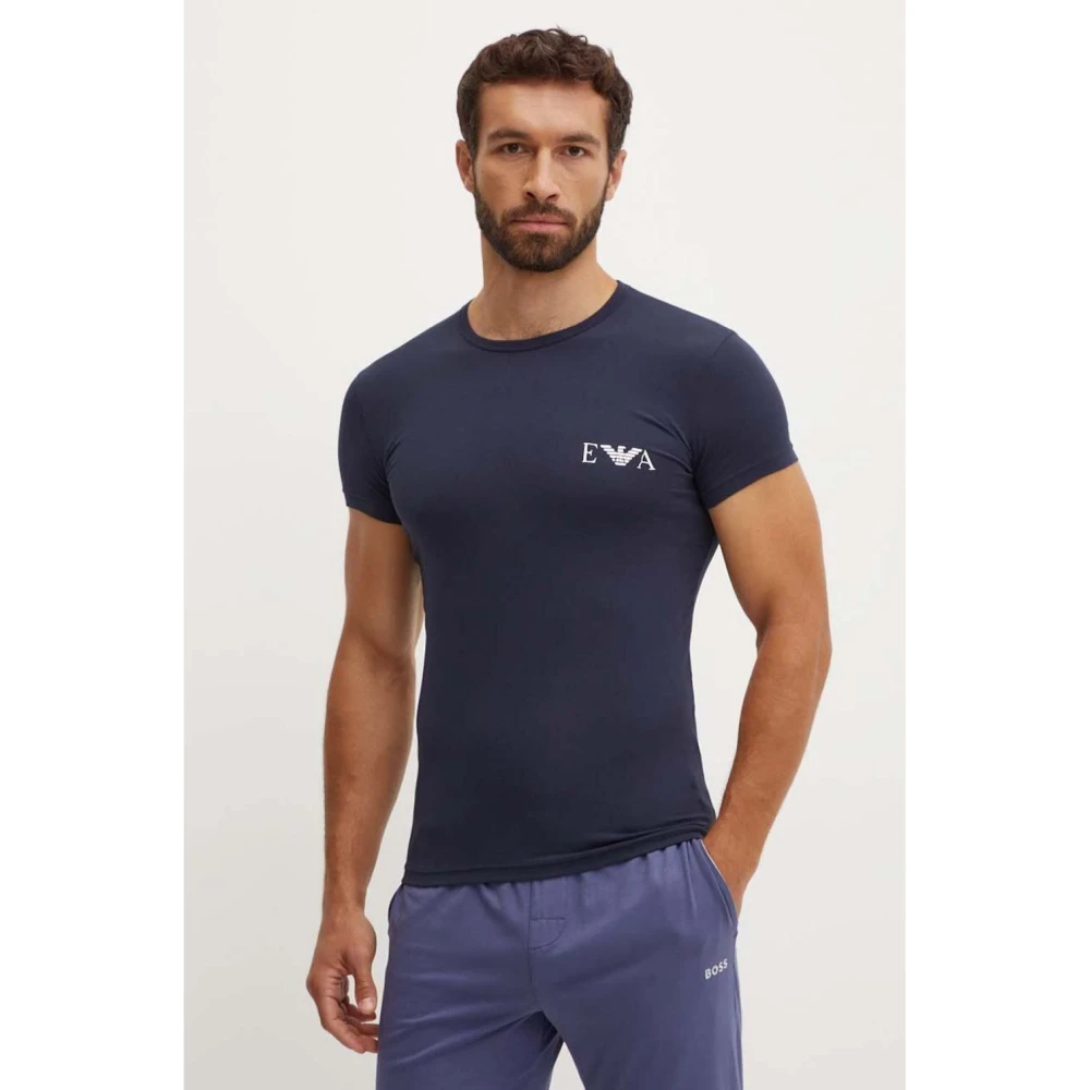 Emporio Armani Multicolor Katoen Stretch T-Shirts Pak Multicolor Heren