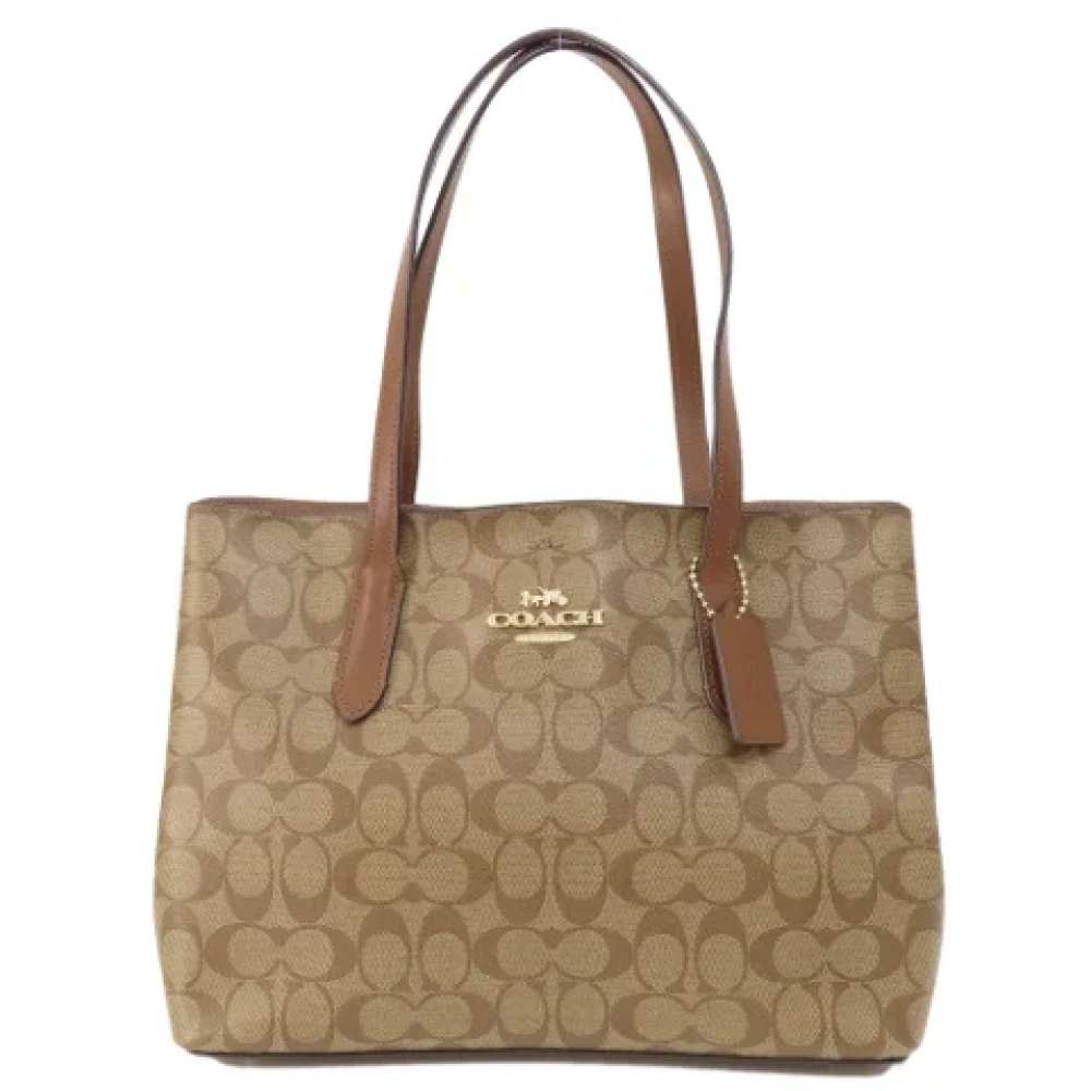 Coach Pre-owned Plastic totes Brown Dames