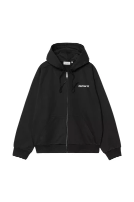 Felpa 100% cotone con cappuccio e zip