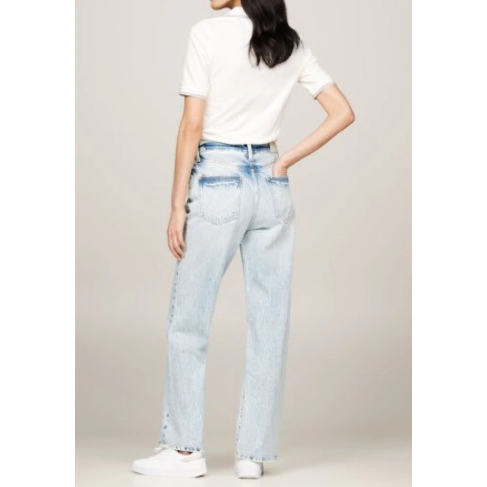 Tommy Hilfiger Relaxed Bootcut High Waist Jeans Blue Dames