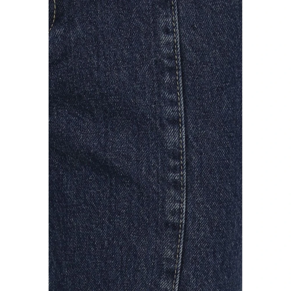Rotate Birger Christensen Disco Flared High-Waisted Ankle-Zip Jeans Blue Dames
