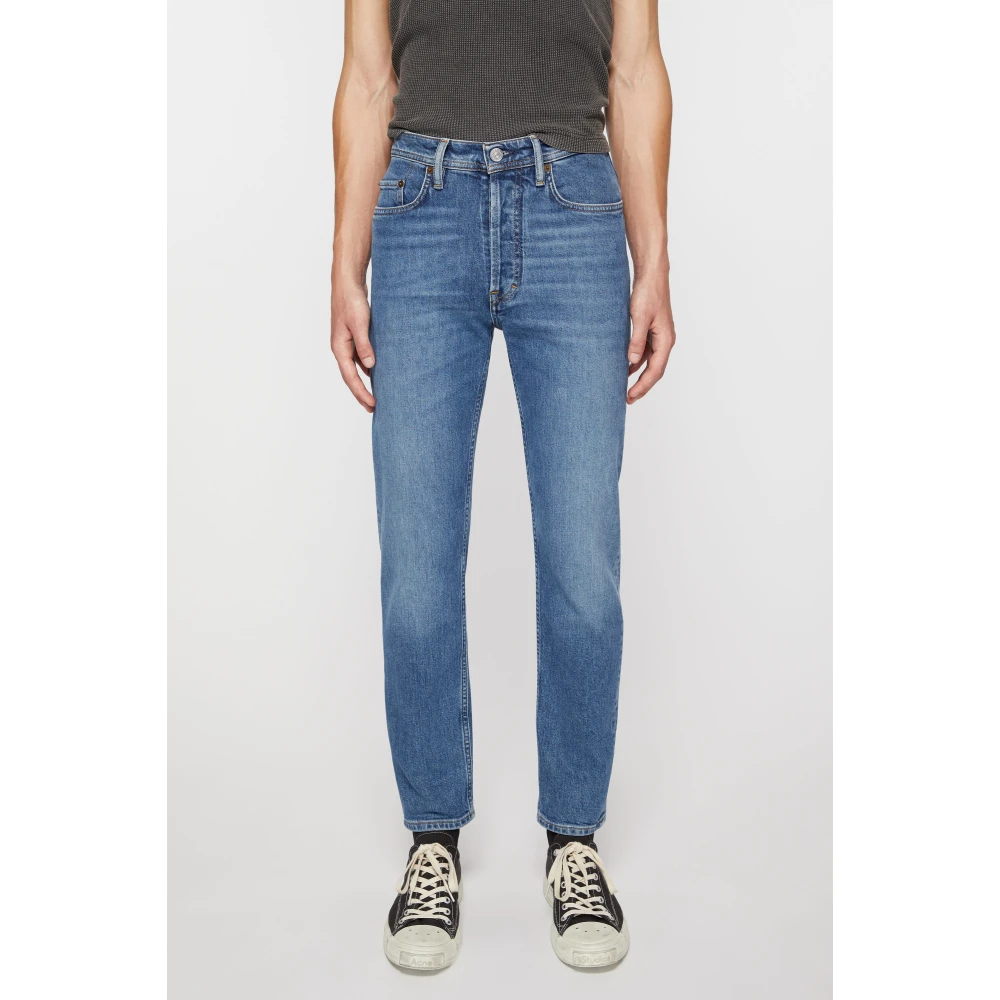 Acne Studios Blauwe River Mid Jeans Blue Heren