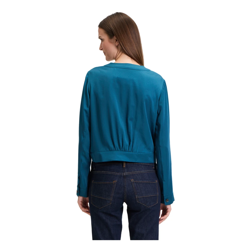 Betty Barclay Casual Jack Langarm Blue Dames