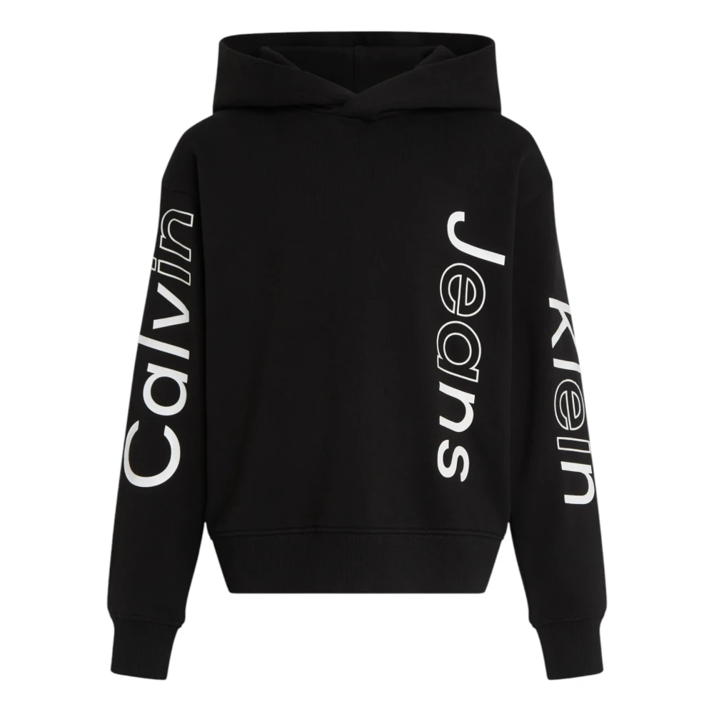 Calvin Klein Men's Black Cotton Knitwear And Sweatshirts