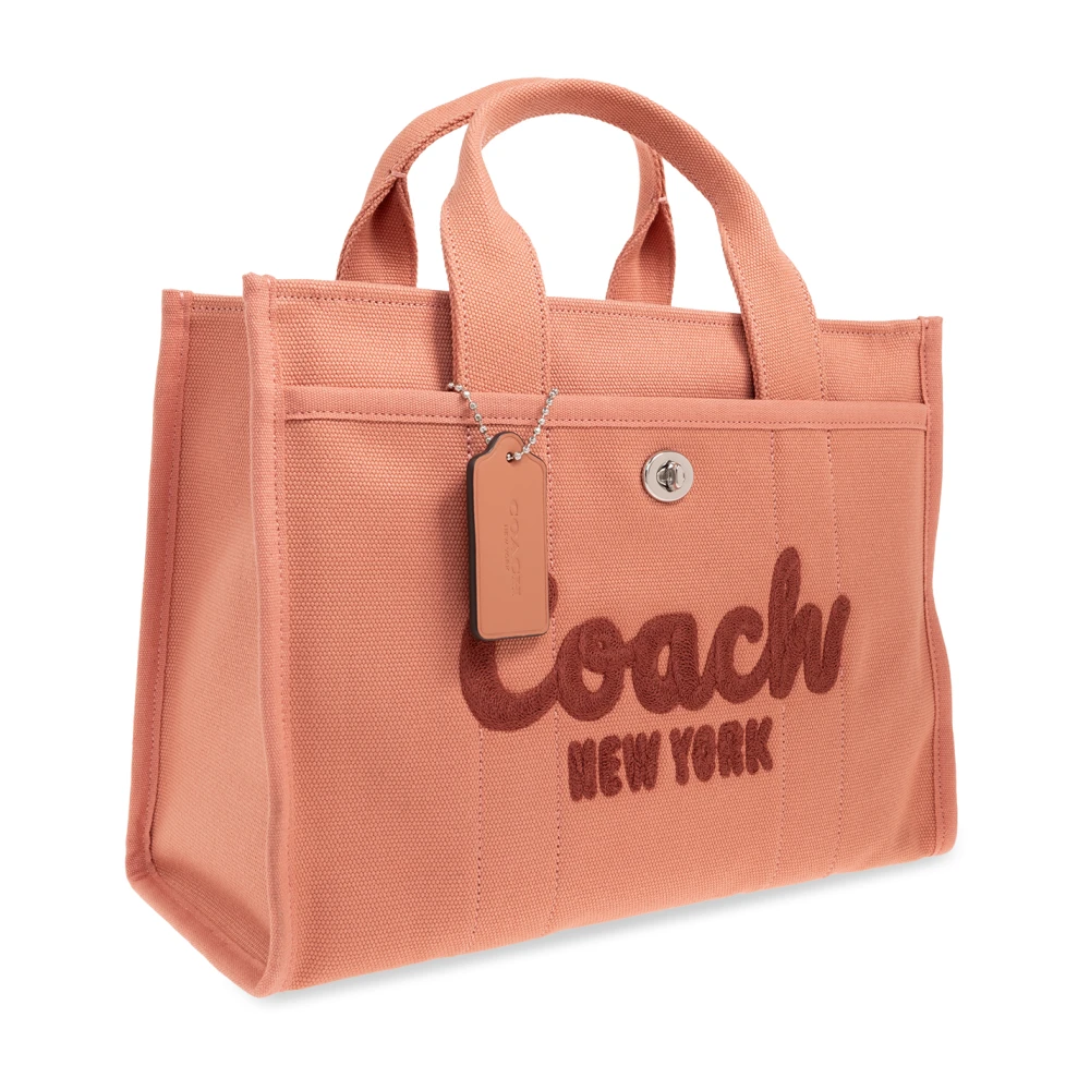 Coach Shopper tas met logo Pink Dames