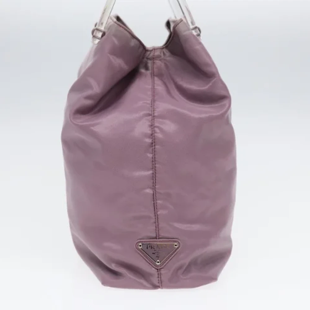 Prada Vintage Pre-owned Nylon handbags Pink Dames