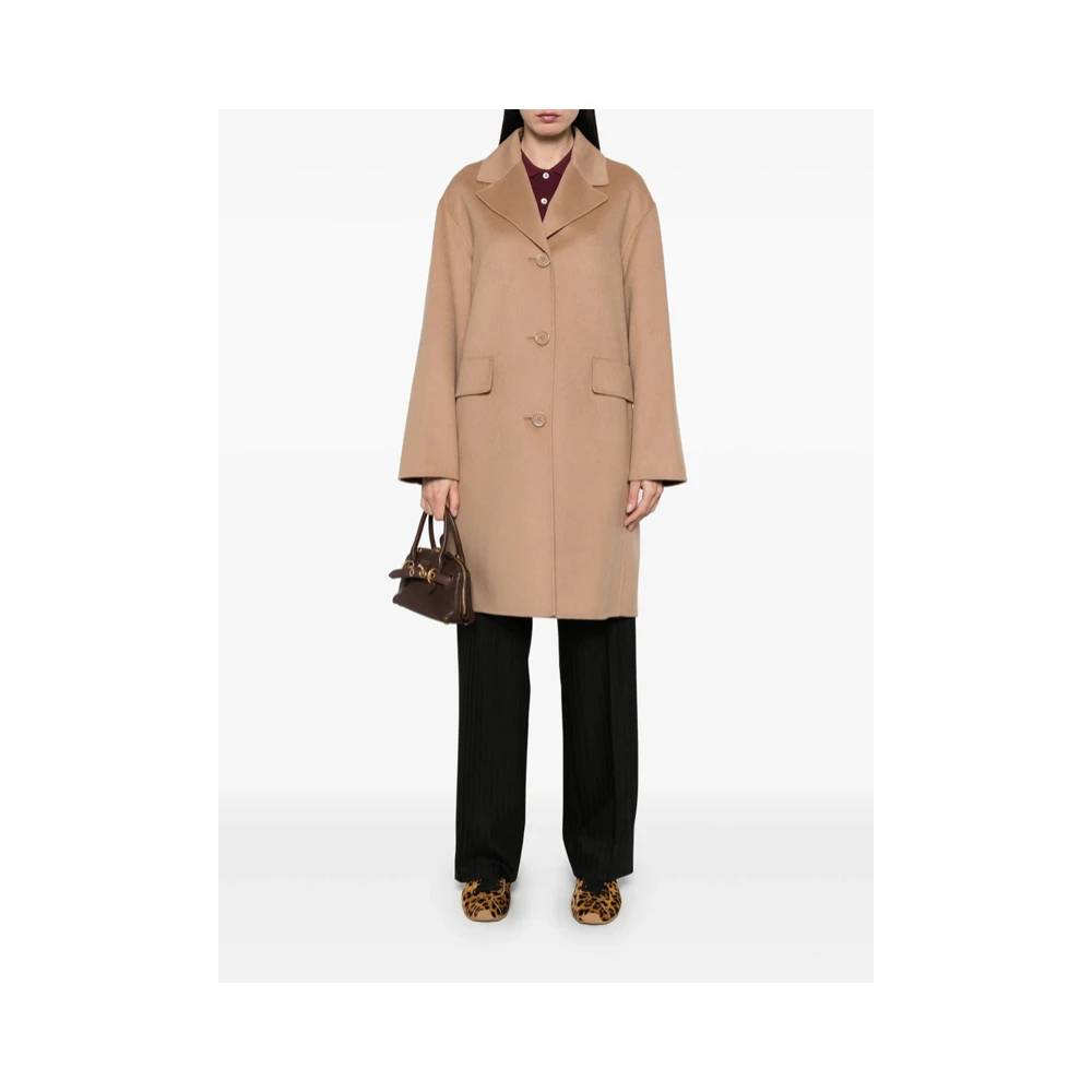 Max Mara Wollen Coconjas Brown Dames