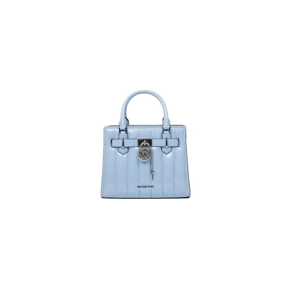 Michael Kors Blue Handbags, Female, One Size, Hamilton Small Satchel