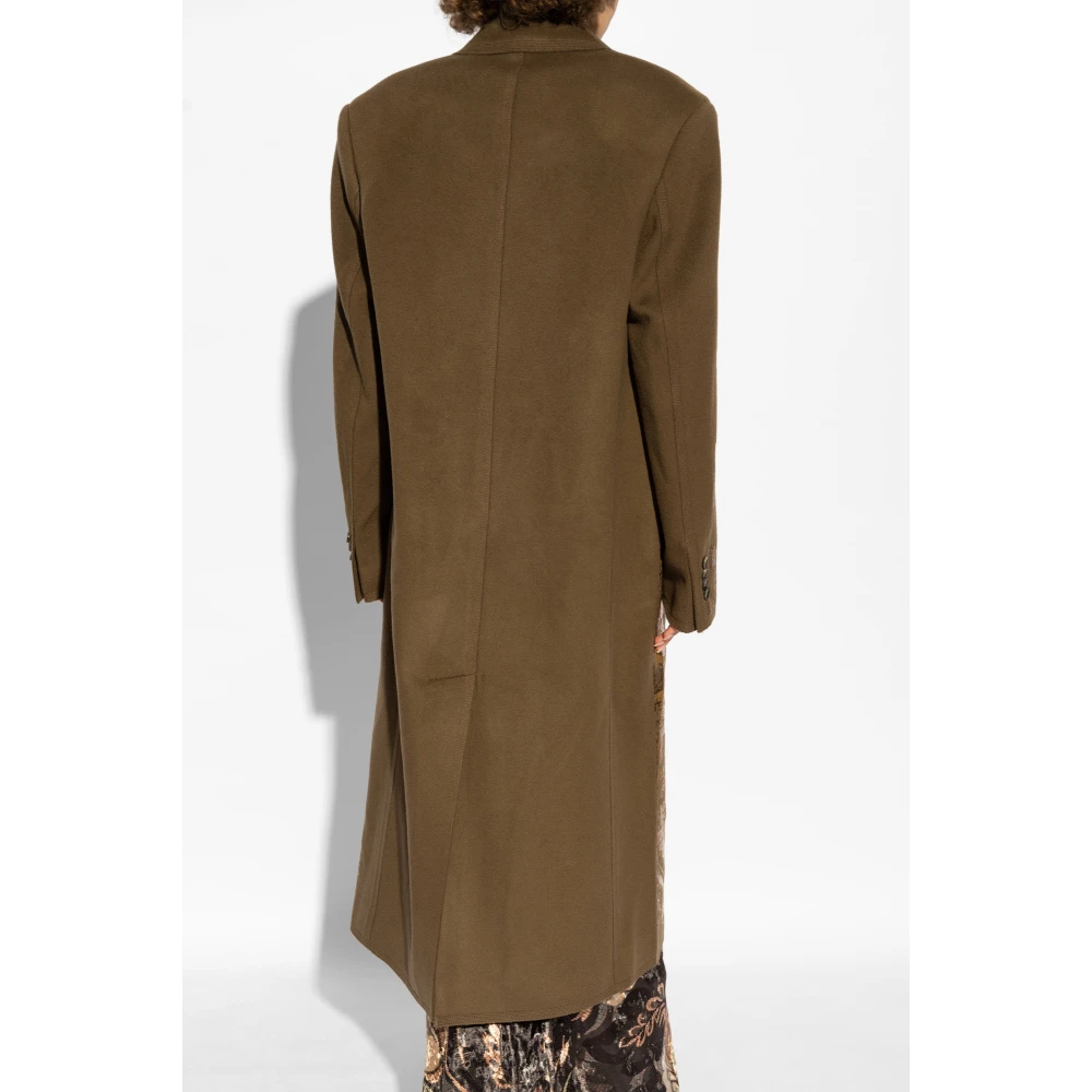 ETRO Jas met glanzende print Green Dames
