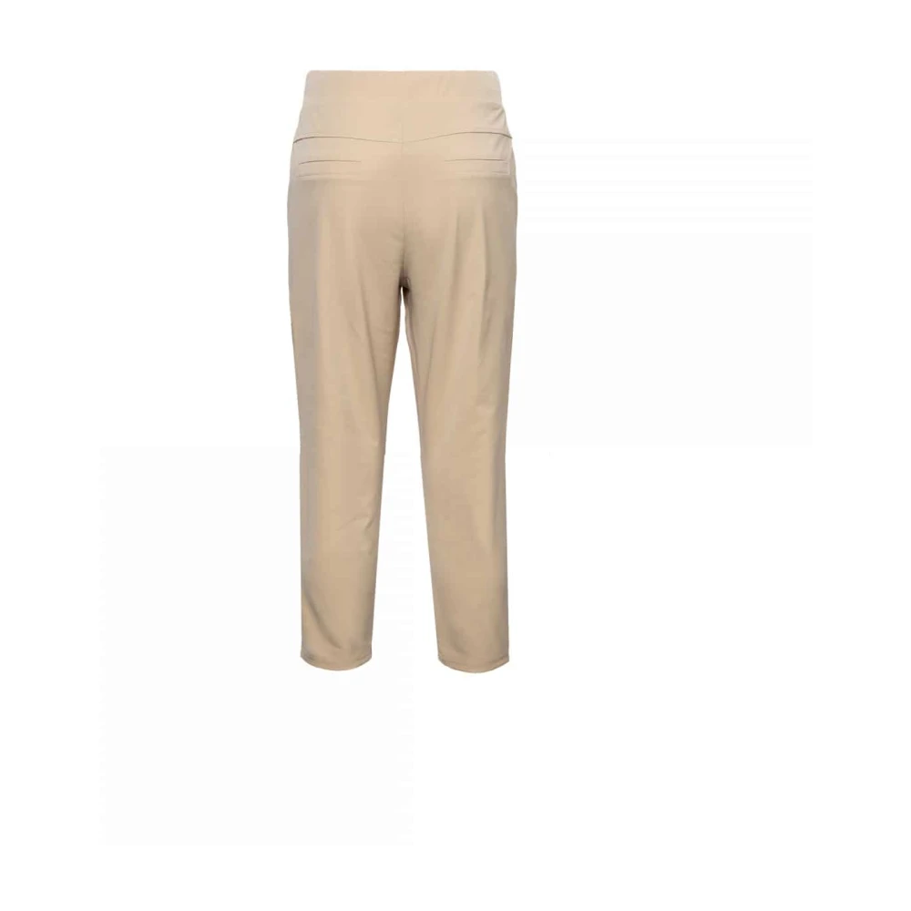 &Co Woman Broek met verkorte pijpen Zomerse stijl Beige Dames