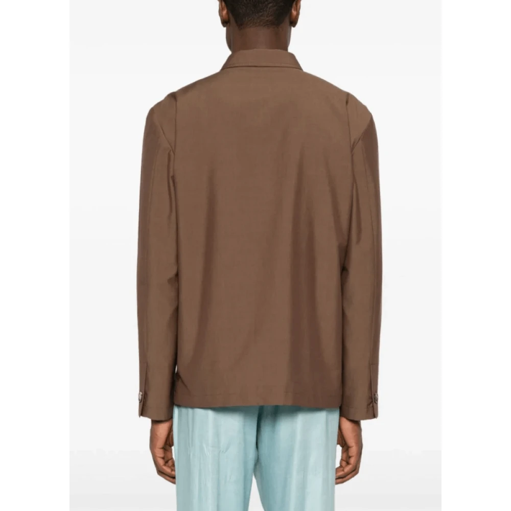 Lardini Straight Trousers Brown Heren