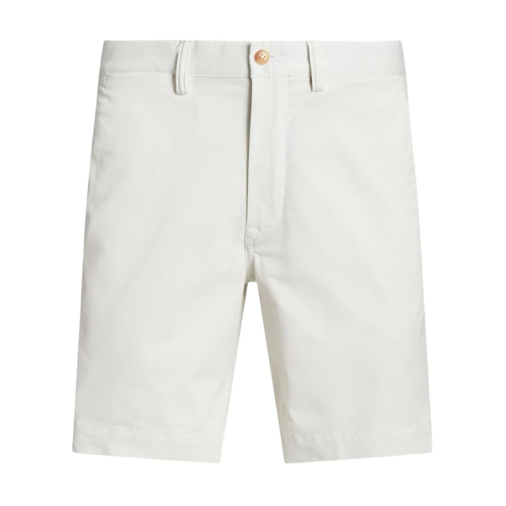 Polo Ralph Lauren Vita 8-tums Stretch Straight Fit Chino Shorts White, Herr