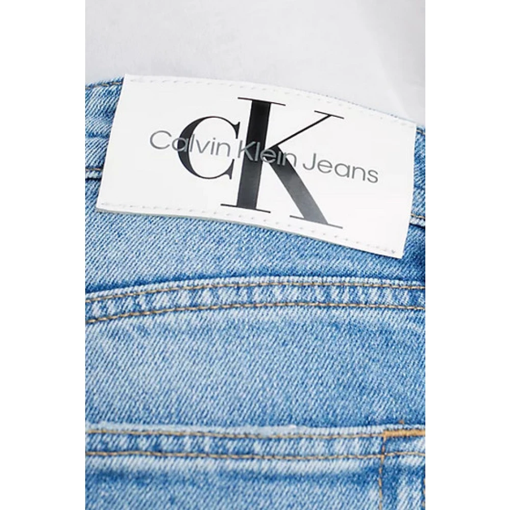 Calvin Klein Jeans Lichtblauwe Ripped Denim Jeans Blue Heren