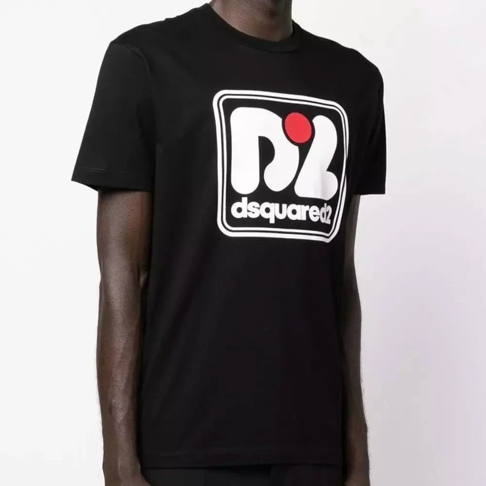 Dsquared2 Zwarte Katoenen T-shirt Black Heren