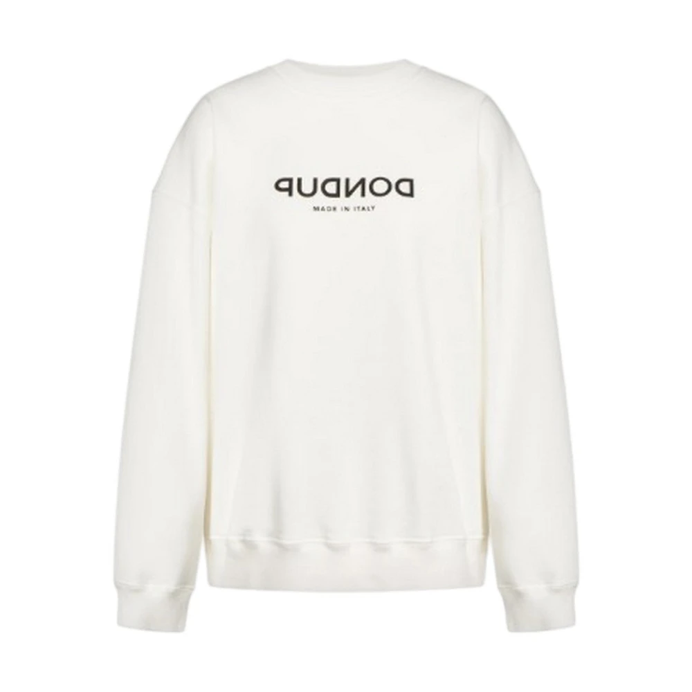Dondup Damen Weiß Sweatshirts & Hoodies, Sgröße: