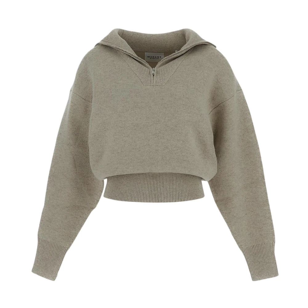 Isabel Marant Étoile Wollen Gebreide Trui Gray Dames