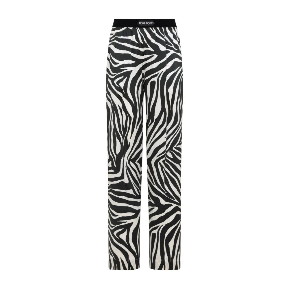 Tom Ford Zijden Blend Nude Broek Multicolor Dames