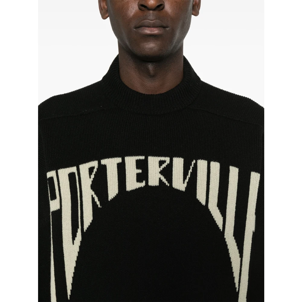 Rick Owens Porterville Jumbo Trui Black Heren